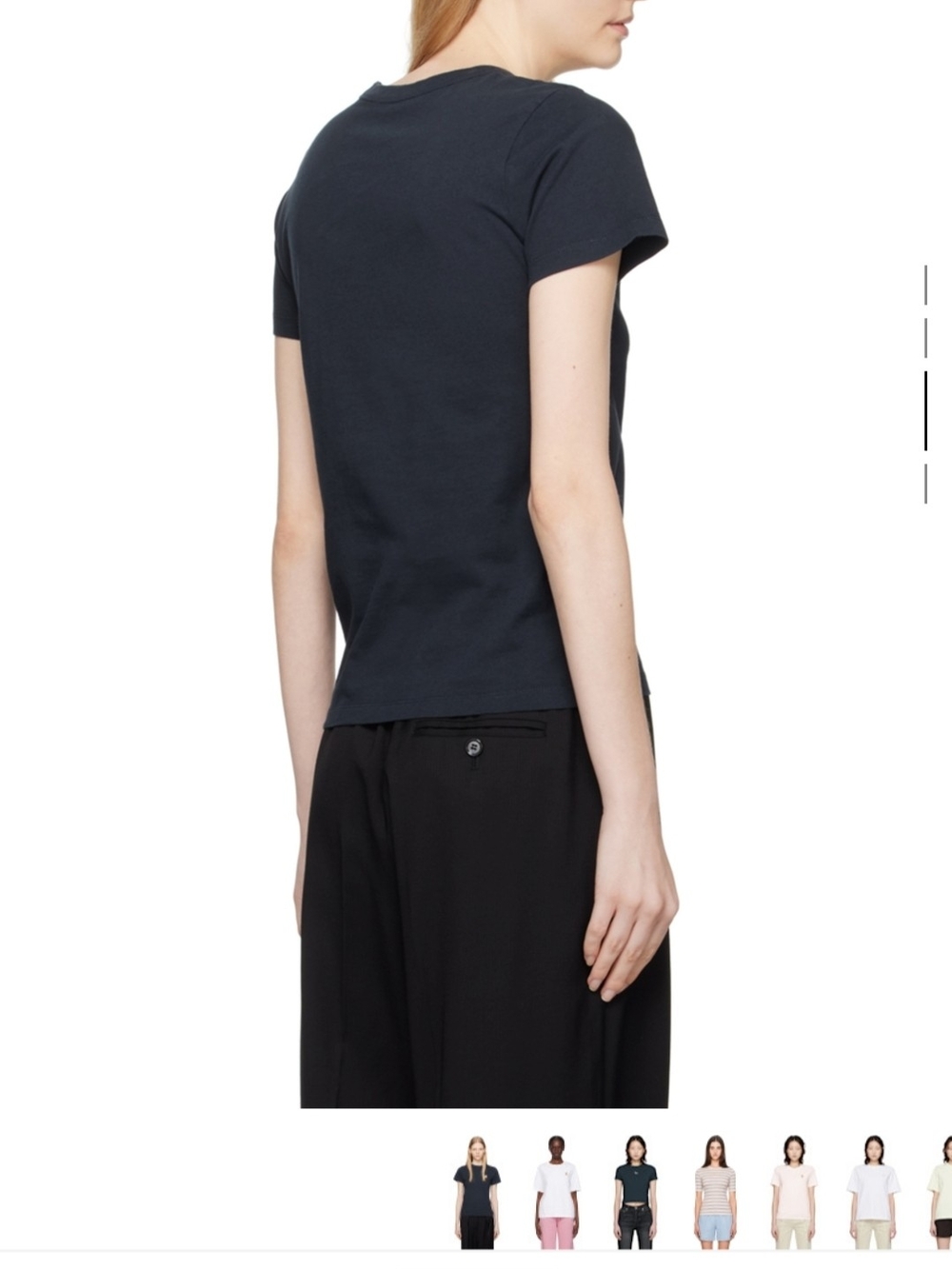 MAISON KITSUNE Women's Short Sleeve Tee - Black